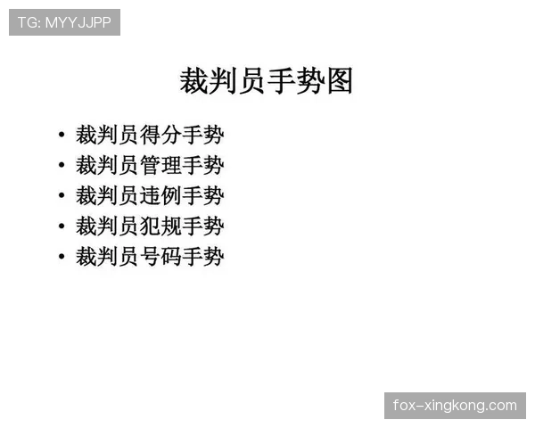 全面解读篮球裁判手势规则中常见信号动作的具体判罚含义